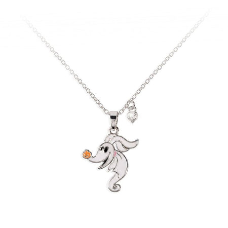Collier  de L'Étrange Noël De Monsieur Jack - Zero - pour Unisexe - couleur argent - L'Étrange Noël De Monsieur Jack