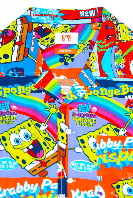 Chemise manches courtes  de Bob L'Éponge - Spongebob - Breakfast - L - pour Homme - multicolore - Bob L'Éponge - View 2