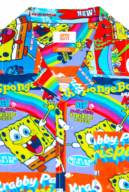 Chemise manches courtes  de Bob L'Éponge - Spongebob - Breakfast - L - pour Homme - multicolore - Bob L'Éponge - View 2