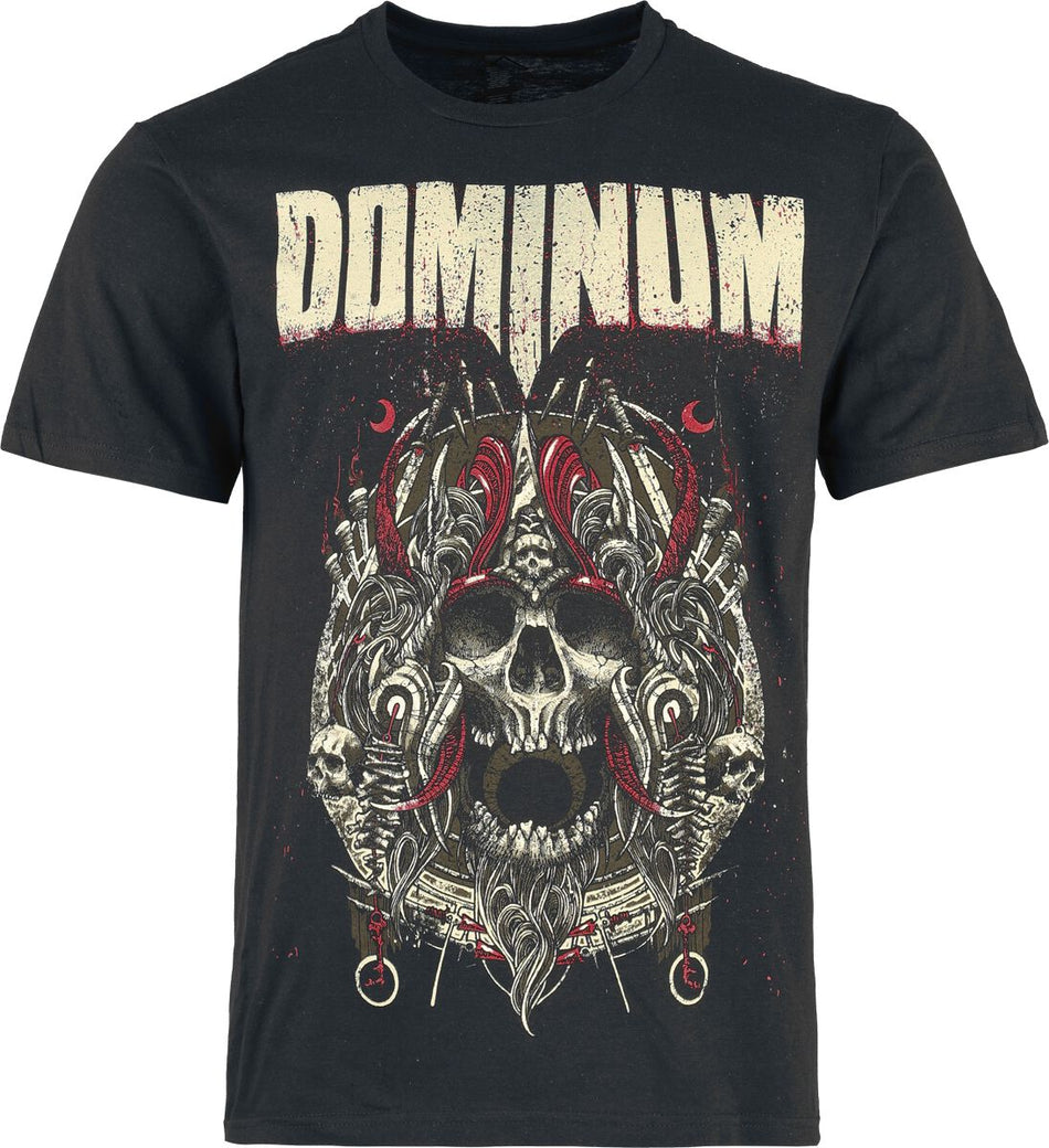 T-Shirt Manches courtes  de Dominum - Tour-Shirt 2025 - S à 3XL - pour Homme - noir - Dominum