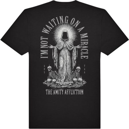T-Shirt Manches courtes  de The Amity Affliction - State Not Waiting On A Miracle - S à XXL - pour Homme - noir - The Amity Affliction - View 2