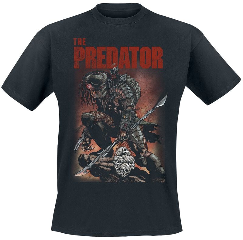T-Shirt Manches courtes  de Predator - Skull Hunter - M à 3XL - pour Homme - noir - Predator