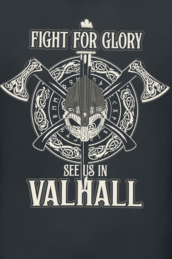 T-Shirt Manches courtes  de Lobo Negro - Fight For Glory - S à 4XL - pour Homme - noir - Lobo Negro - View 2