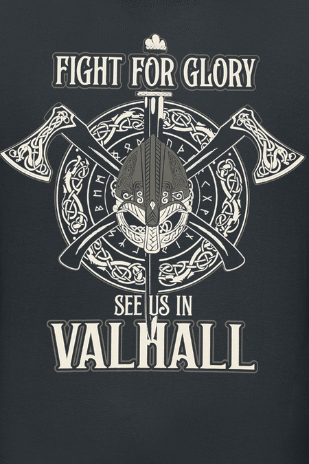 T-Shirt Manches courtes  de Lobo Negro - Fight For Glory - S à 4XL - pour Homme - noir - Lobo Negro - View 2