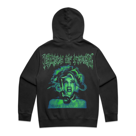 Sweat-shirt à capuche  de Cradle Of Filth - Medusa Faded - S à 3XL - pour Homme - noir - Cradle Of Filth - View 2