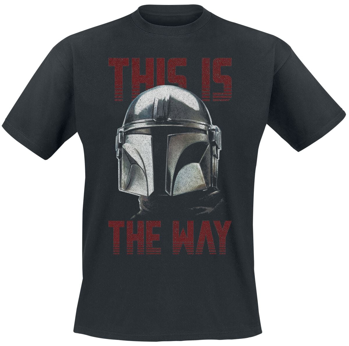 T-Shirt Manches courtes Disney de Star Wars - Mandalorian & Grogu - This Is The Way - M à XXL - pour Homme - noir - Star Wars