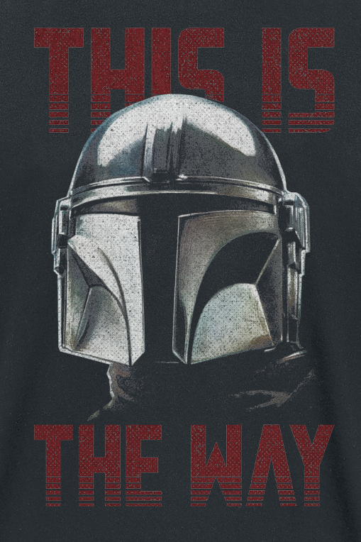 T-Shirt Manches courtes Disney de Star Wars - Mandalorian & Grogu - This Is The Way - M à XXL - pour Homme - noir - Star Wars - View 2