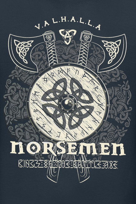 T-Shirt Manches courtes  de Lobo Negro - Norsemen - S à L - pour Homme - noir - Lobo Negro - View 2