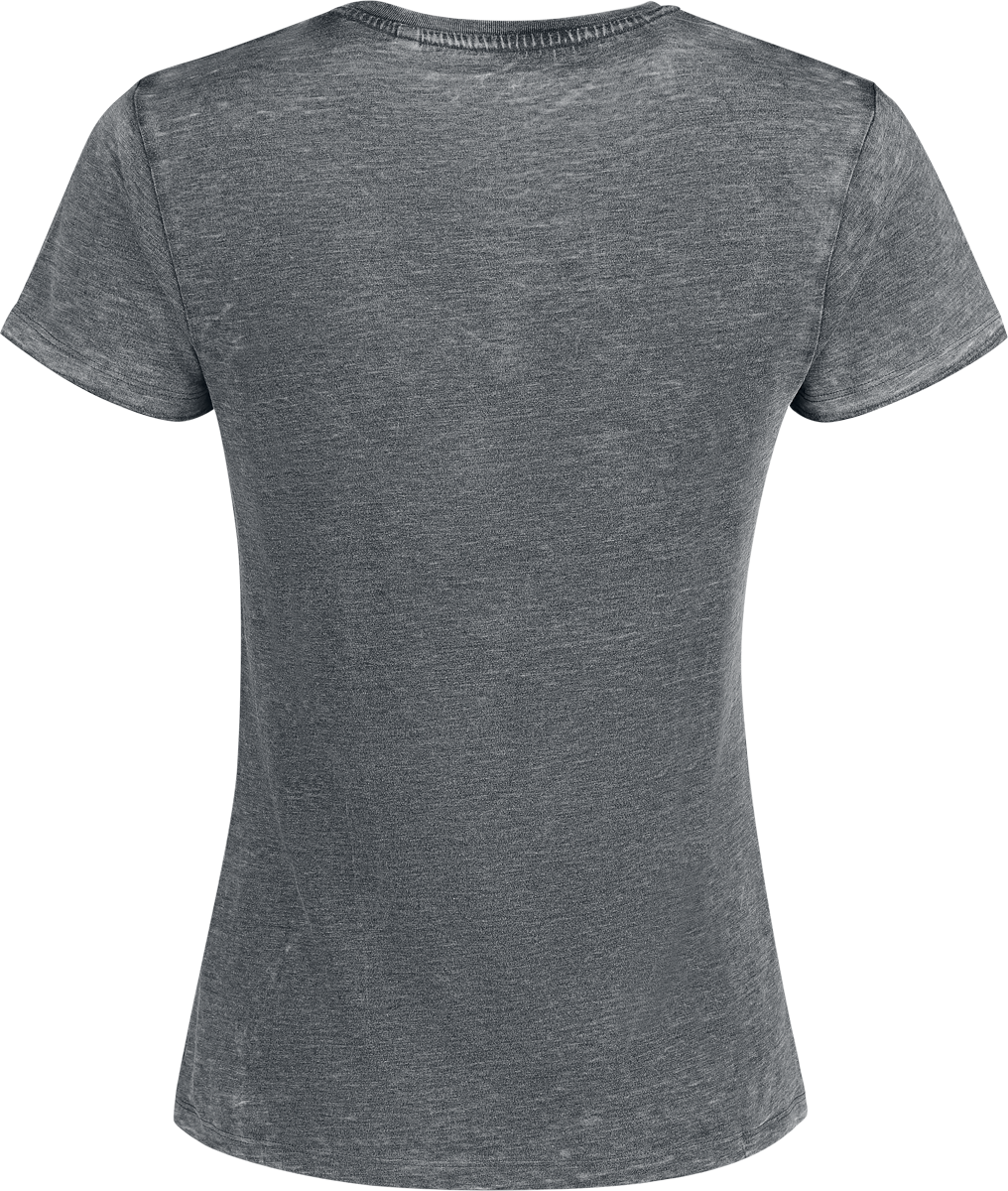 T-Shirt Manches courtes Disney de Mickey & Minnie Mouse - Hey! - S à XXL - pour Femme - gris - Mickey & Minnie Mouse - View 2