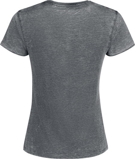 T-Shirt Manches courtes Disney de Mickey & Minnie Mouse - Hey! - S à XXL - pour Femme - gris - Mickey & Minnie Mouse - View 2