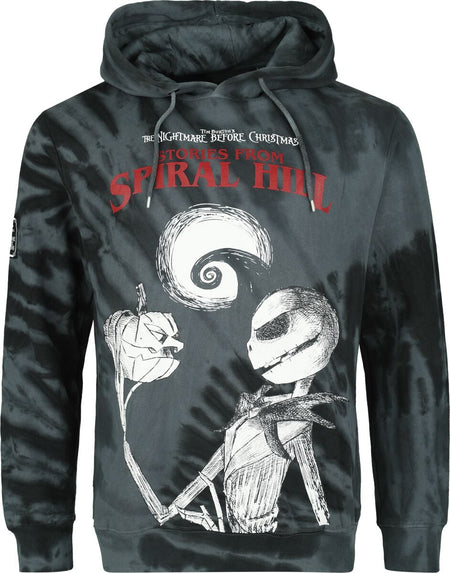 Sweat-shirt à capuche Disney de L'Étrange Noël De Monsieur Jack - Stories From Spiral Hill - S à XXL - pour Homme - gris - L'Étrange Noël De Monsieur Jack