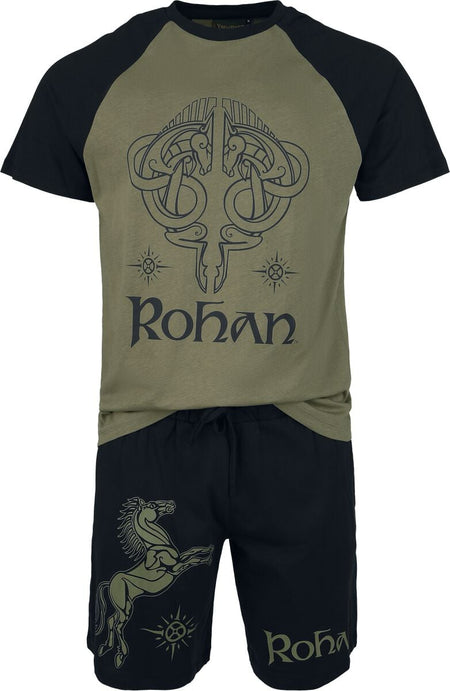 Pyjama  de Le Seigneur Des Anneaux - Rohan - S à 3XL - pour Homme - multicolore - Le Seigneur Des Anneaux