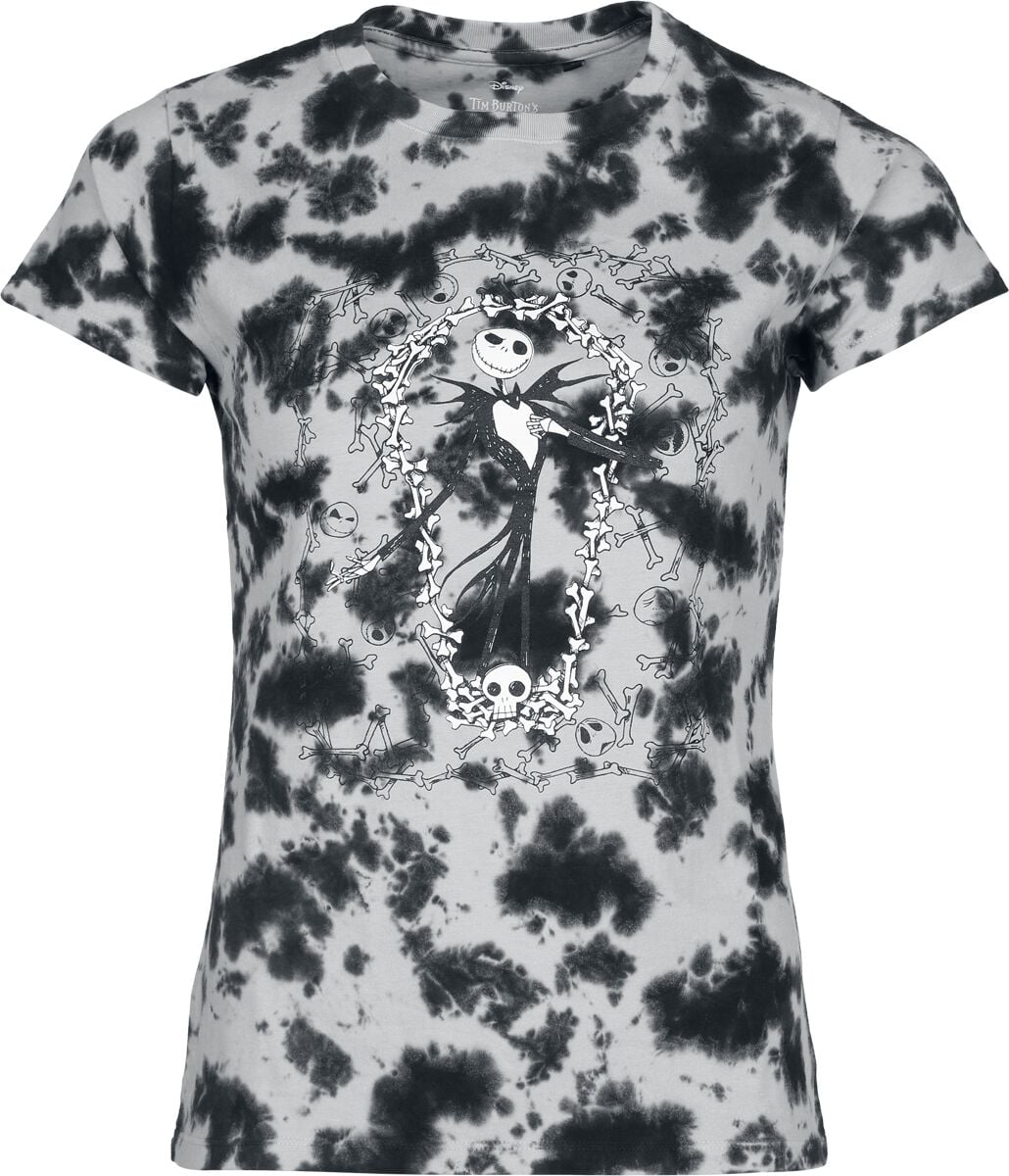 T-Shirt Manches courtes Disney de L'Étrange Noël De Monsieur Jack - Death Jack - S à XXL - pour Femme - multicolore - L'Étrange Noël De Monsieur Jack