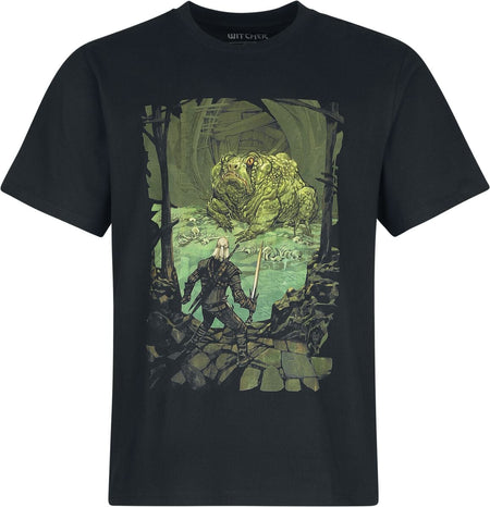 T-Shirt Manches courtes Gaming de The Witcher - The Toad Prince - S à XXL - pour Homme - noir - The Witcher