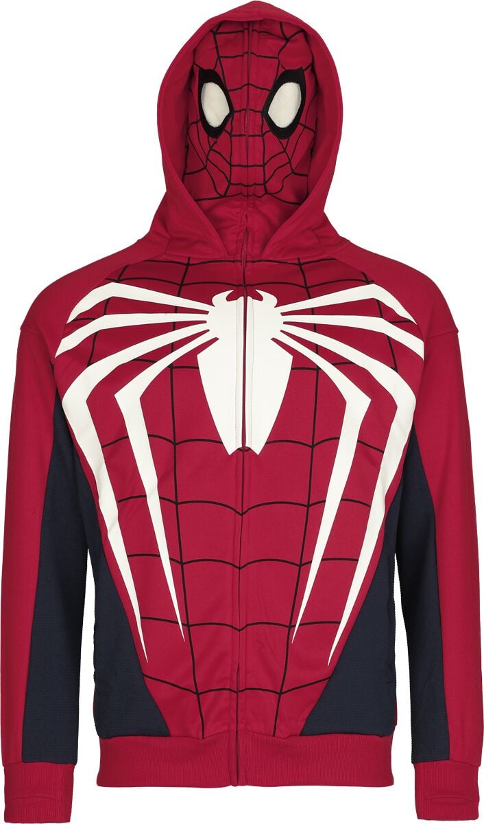 Sweat-shirt zippé à capuche Disney de Spider-Man - Spiderman - S à XXL - pour Homme - multicolore - Spider-Man