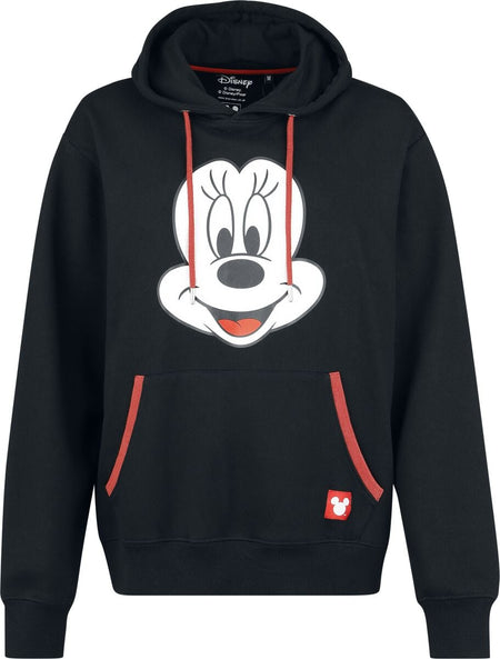 Sweat-shirt à capuche Disney de Mickey & Minnie Mouse - Minnie Maus - Ears & Bow - S à XXL - pour Femme - noir - Mickey & Minnie Mouse