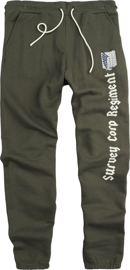 Bas de survêtement  de L'Attaque Des Titans - Corp Regiment - S à XXL - pour Homme - kaki - L'Attaque Des Titans