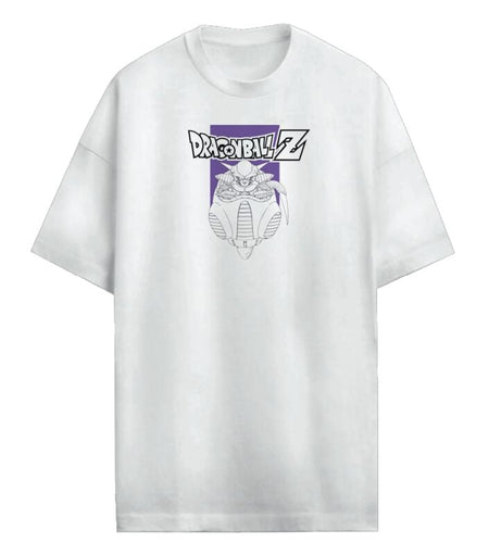 T-Shirt Oversize  de Dragon Ball - Z- Freezer - S à XXL - pour Homme - blanc - Dragon Ball