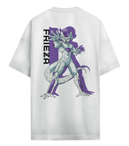 T-Shirt Oversize  de Dragon Ball - Z- Freezer - S à XXL - pour Homme - blanc - Dragon Ball - View 2