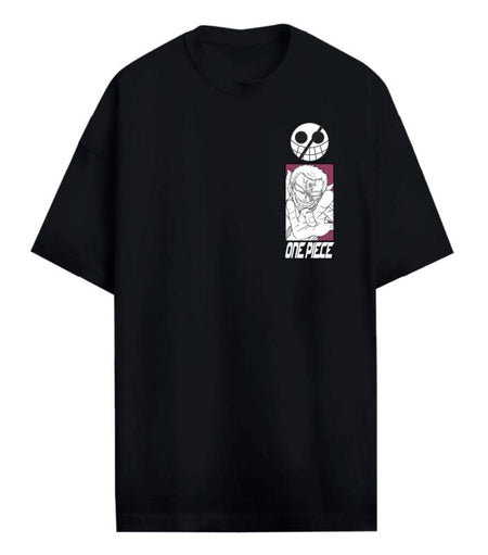 T-Shirt Oversize  de One Piece - Doflamingo - S à XXL - pour Homme - noir - One Piece
