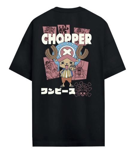T-Shirt Oversize  de One Piece - Chopper - S à XXL - pour Homme - noir - One Piece - View 2