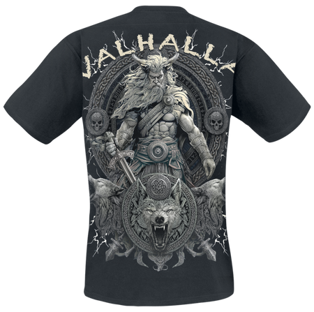 T-Shirt Manches courtes  de Spiral - Valhalla - T-shirt - S à 4XL - pour Homme - noir - Spiral - View 2