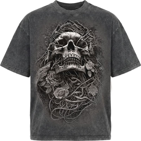 T-Shirt Manches courtes  de Spiral - Acid reaper - Box T-Shirt Acid Wash - S à XXL - pour Homme - gris - Spiral