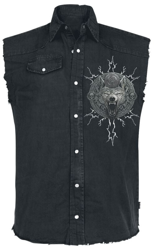 Veste Sans Manches  de Spiral - Valhalla - Veston - M à 4XL - pour Homme - noir - Spiral
