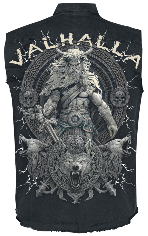Veste Sans Manches  de Spiral - Valhalla - Veston - M à 4XL - pour Homme - noir - Spiral - View 2