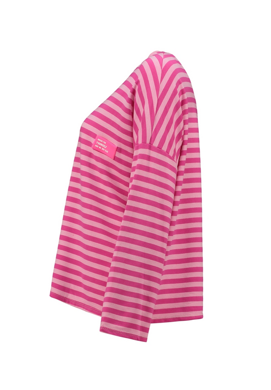 T-shirt manches longues  de Hailys - LS V TP El44sa - XS à XXL - pour Femme - rose - Hailys - View 2