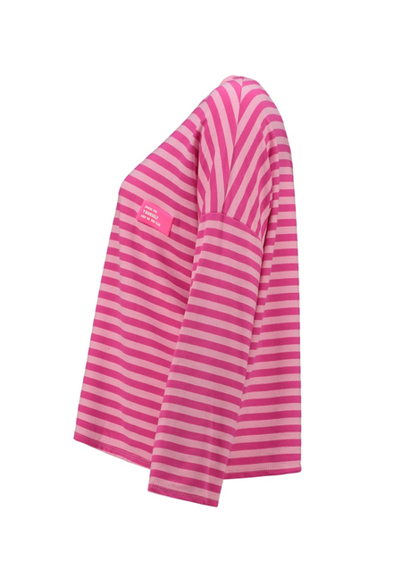 T-shirt manches longues  de Hailys - LS V TP El44sa - XS à XXL - pour Femme - rose - Hailys - View 2