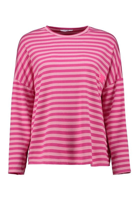 T-shirt manches longues  de Hailys - LS V TP El44sa - XS à XXL - pour Femme - rose - Hailys