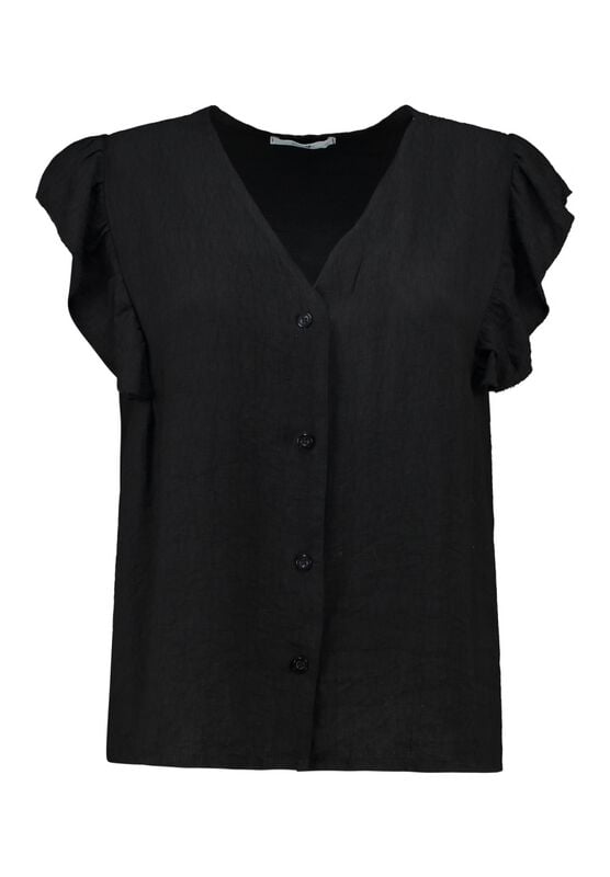 Chemisier  de Hailys - SL V TP Ci44ndi - XS à XXL - pour Femme - noir - Hailys