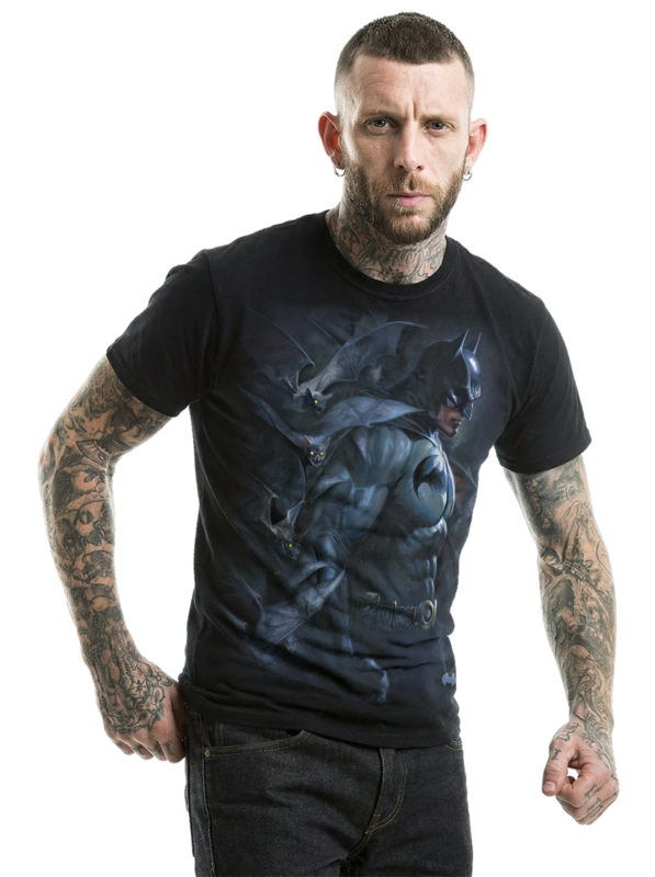 T-Shirt Manches courtes  de Batman - Darkest Fears - S à 4XL - pour Homme - noir - Batman - View 2