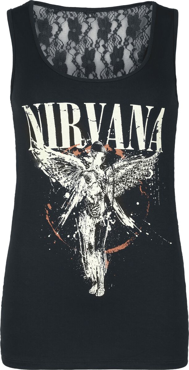 Top  de Nirvana - Angel - S à XXL - pour Femme - noir - Nirvana