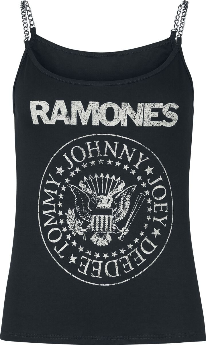Top  de Ramones - Crest - S à XXL - pour Femme - noir - Ramones