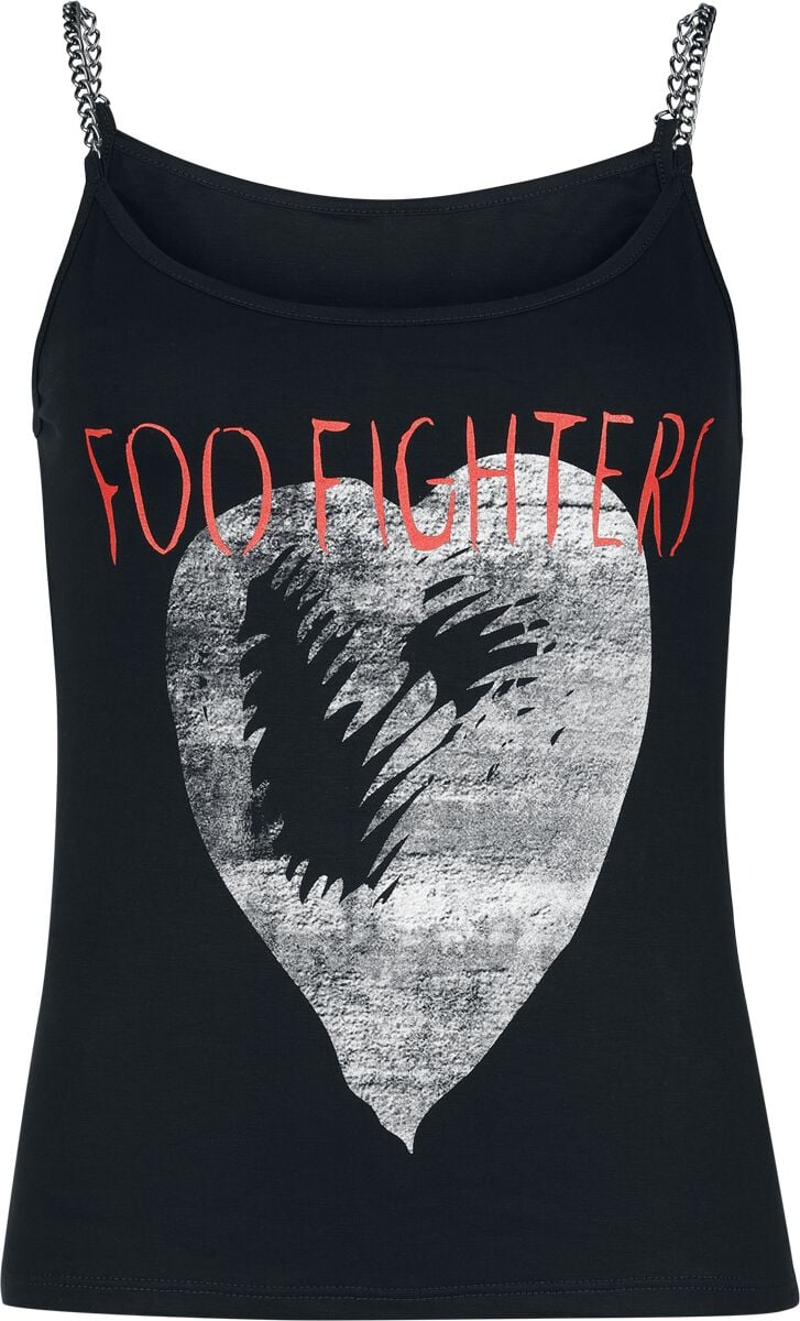 Top  de Foo Fighters - Heart - S à XXL - pour Femme - noir - Foo Fighters