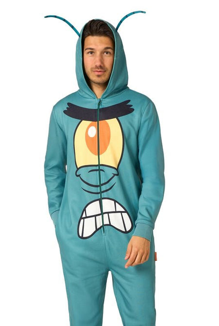 Salopette  de Bob L'Éponge - Plankton - S à XXL - pour Unisexe - multicolore - Bob L'Éponge