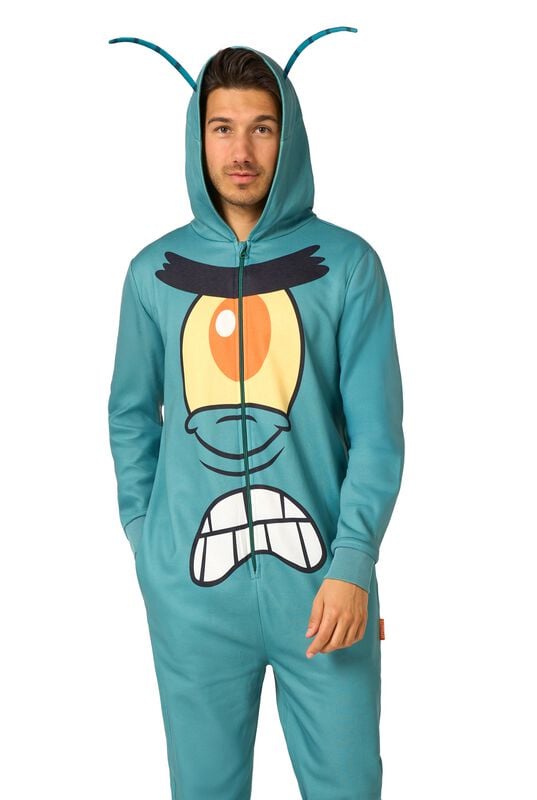 Salopette  de Bob L'Éponge - Plankton - M à XXL - pour Unisexe - multicolore - Bob L'Éponge