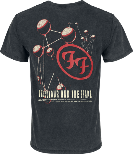 T-Shirt Manches courtes  de Foo Fighters - The colour and the shape - S à XXL - pour Homme - noir - Foo Fighters - View 2