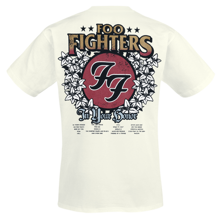 T-Shirt Manches courtes  de Foo Fighters - In your honor - S à XXL - pour Homme - blanc - Foo Fighters - View 2