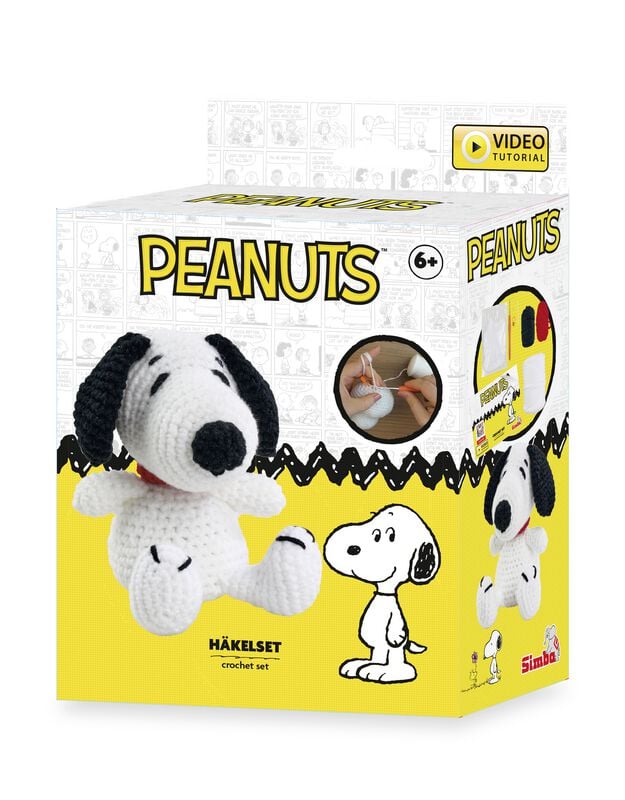 Figurine en peluche  de Snoopy - Snoopy - Kit de Crochet - pour Indifférent - multicolore - Snoopy
