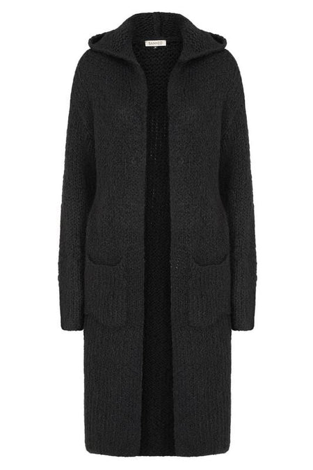 Gilets & Ponchos Rockabilly de Banned Alternative - Black Moor - Tricoté - S à XXL - pour Femme - noir - Banned Alternative