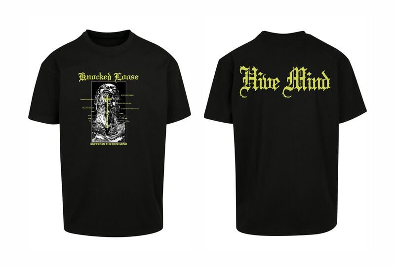 T-Shirt Oversize  de Knocked Loose - Hive Mind - S à XXL - pour Homme - noir - Knocked Loose