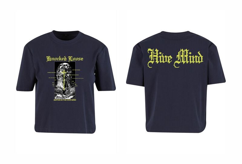 T-Shirt Manches courtes  de Knocked Loose - Hive Mind - S à XXL - pour Femme - bleu - Knocked Loose