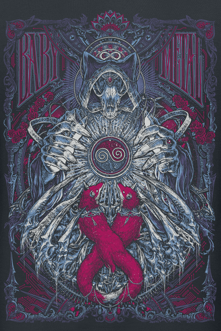 T-Shirt Manches courtes  de Babymetal - Infinite Galaxy - S à 4XL - pour Homme - noir - Babymetal - View 2