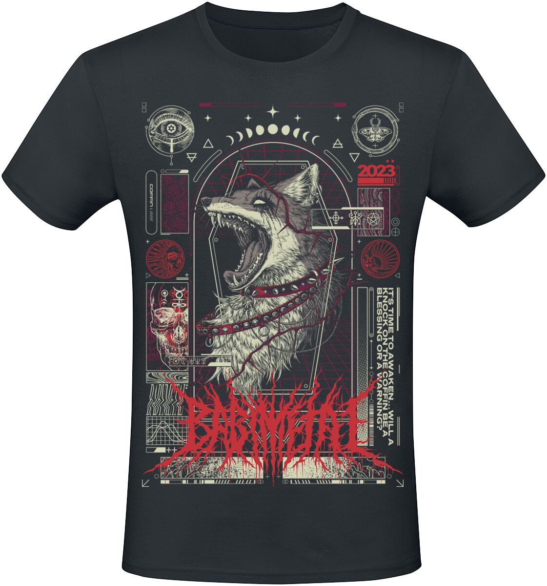 T-Shirt Manches courtes  de Babymetal - Begin 2023 - S à 4XL - pour Homme - noir - Babymetal