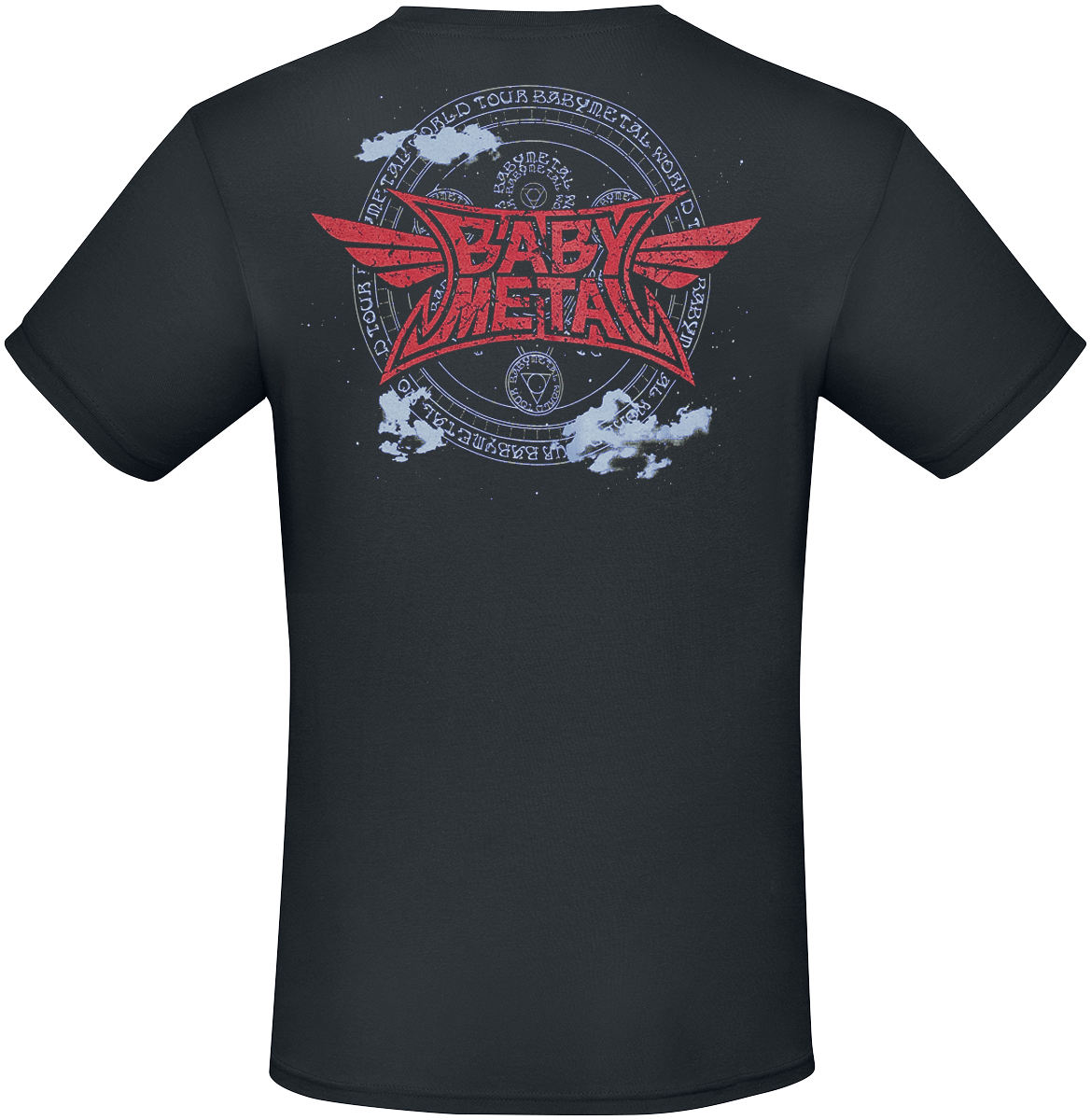 T-Shirt Manches courtes  de Babymetal - World Tour - S à 4XL - pour Homme - noir - Babymetal - View 2