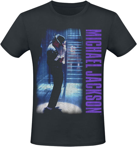T-Shirt Manches courtes  de Michael Jackson - Stage Photo - S à 3XL - pour Homme - noir - Michael Jackson