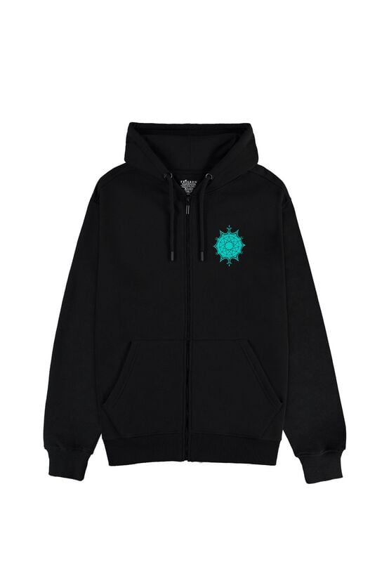 Sweat-shirt zippé à capuche  de Frieren - Funko Pop! n°1986 - Frieren Face - S à XXL - pour Homme - noir - Frieren - Funko Pop! n°1986